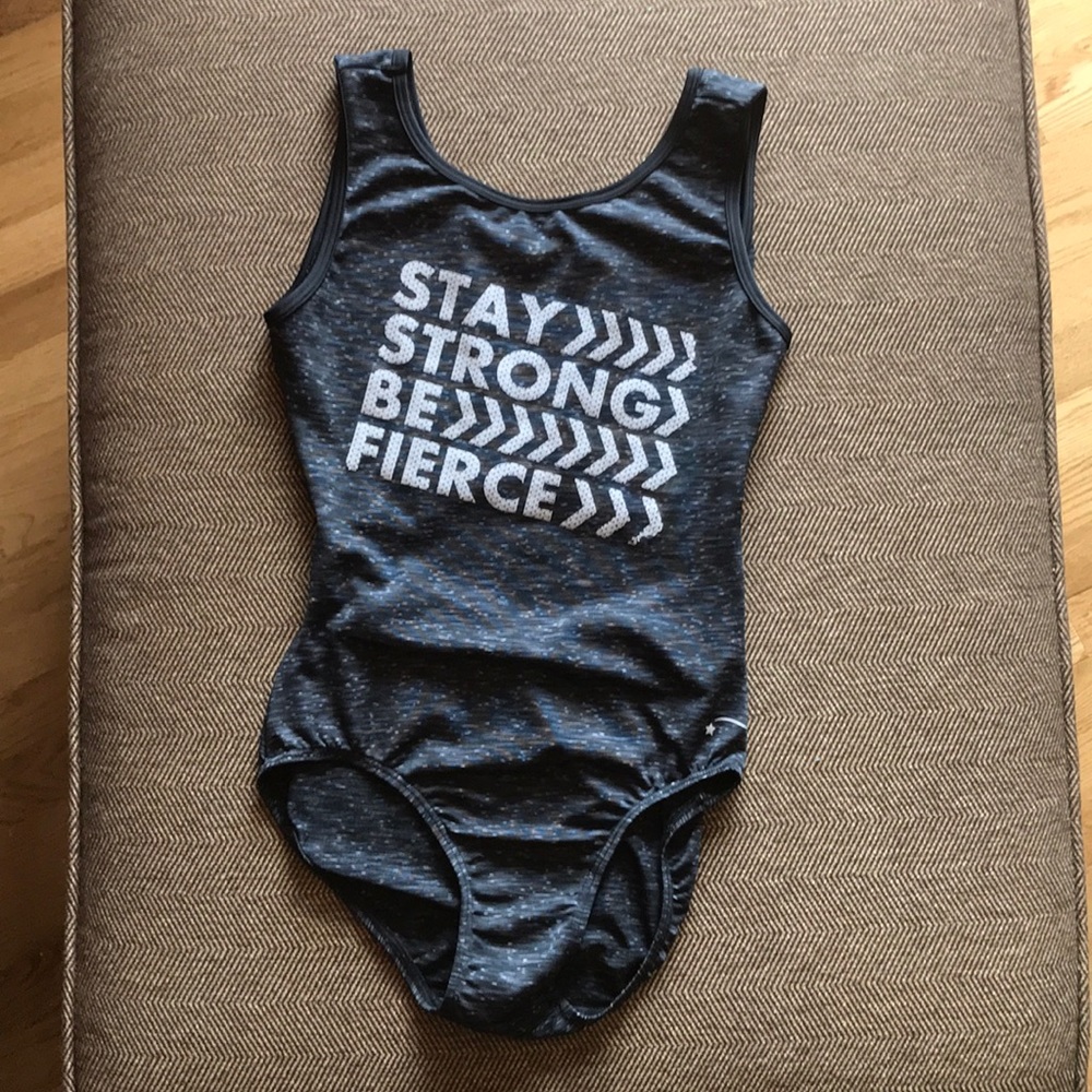 Destira AS “Stay Strong Be Fierce” Gymnastics Leo